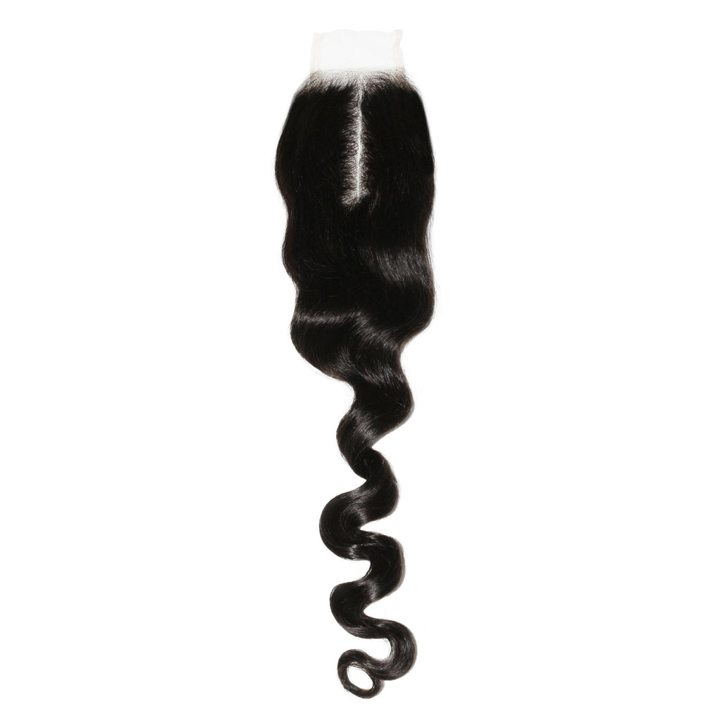 Loose Wave 2x6 Transparent Lace Human Hair Closure - Private Label