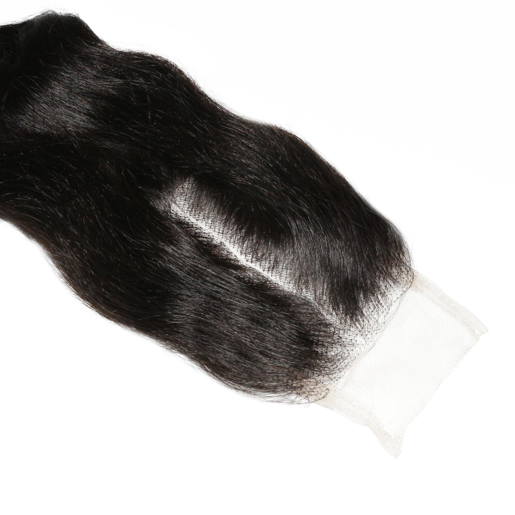 Loose Wave 2x6 Transparent Lace Human Hair Closure - Private Label