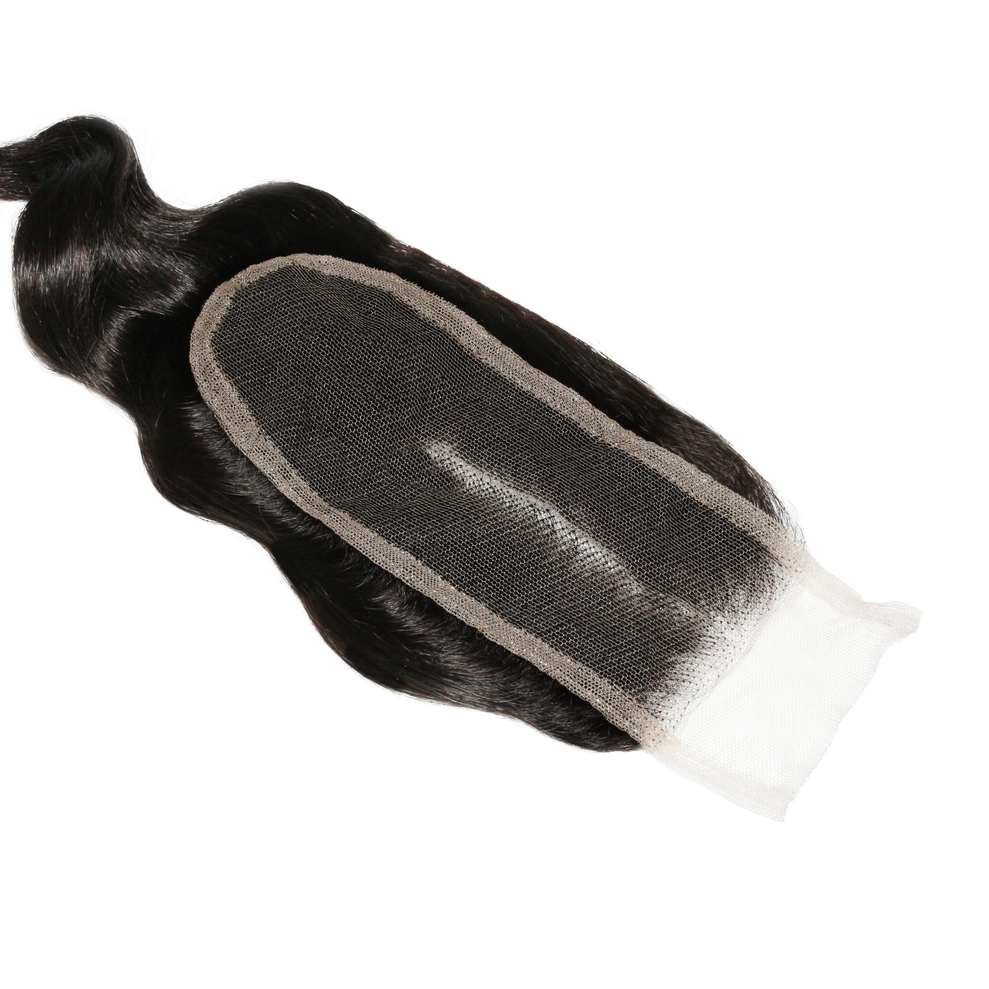 Loose Wave 2x6 Transparent Lace Human Hair Closure - Private Label