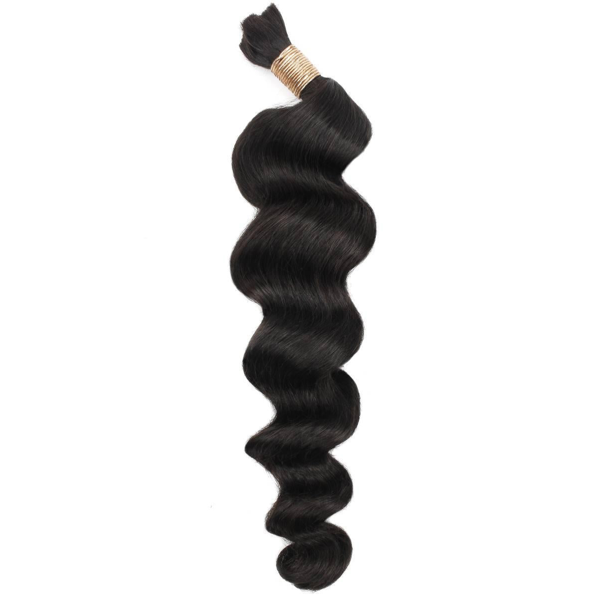 Loose Wave Bulk 100% Human Braiding Hair - Private Label