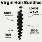 Loose Wave 100% Human Hair Bundles - Private Label