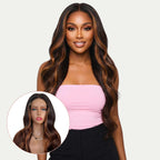 Luscious Glueless 5x5 HD Lace Professionally Colored 100% Human Hair Closure Wig - Private Label