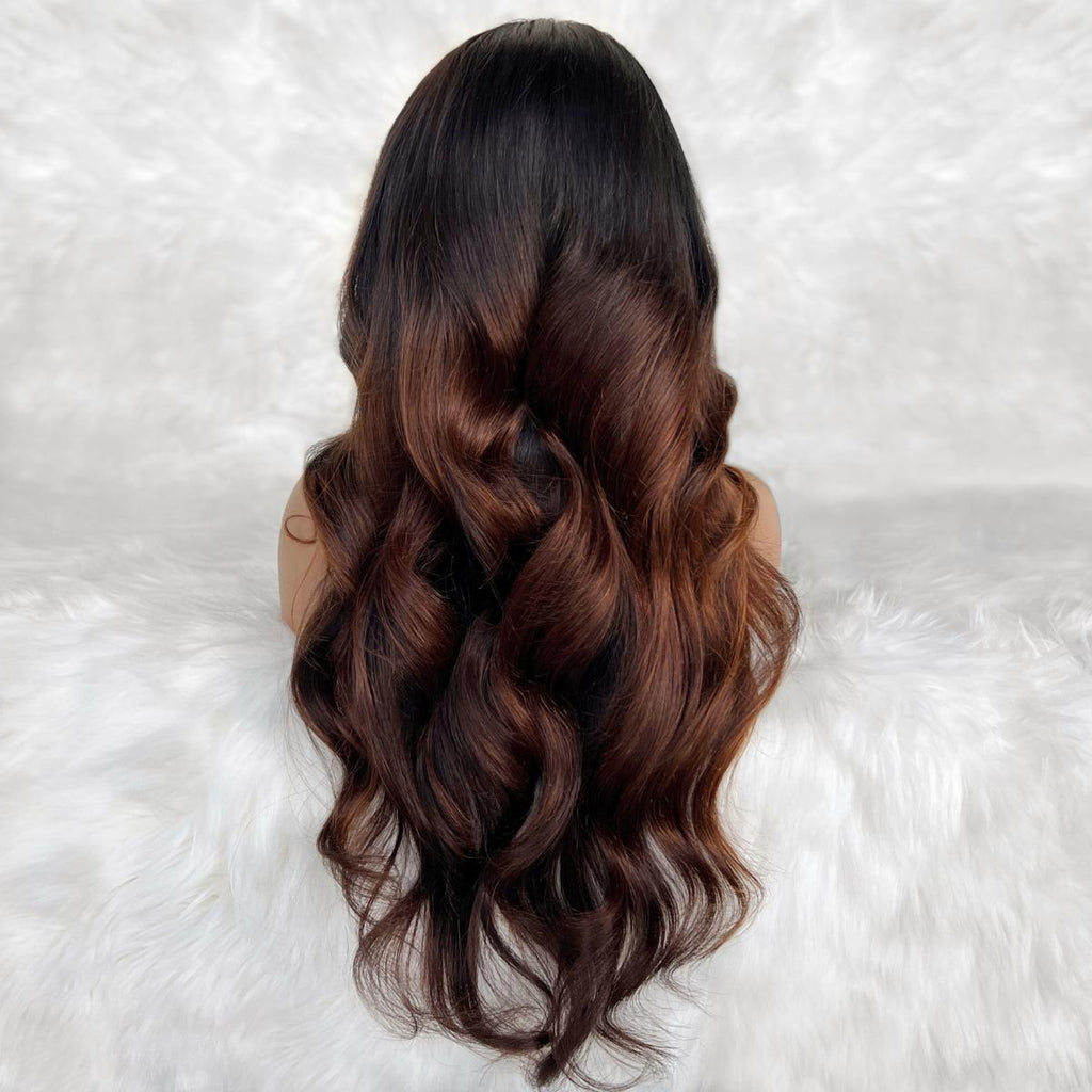 Luscious Glueless 5x5 HD Lace Professionally Colored 100% Human Hair Closure Wig - Private Label