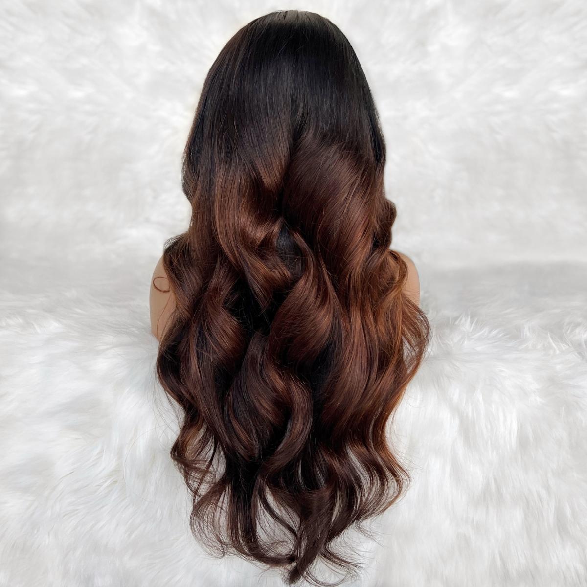 Luscious Glueless 5x5 HD Lace Professionally Colored 100% Human Hair Closure Wig - Private Label