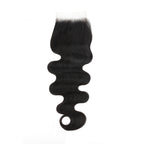 Malaysian Body Wave 4x4 Transparent Lace Human Hair Closure - Private Label