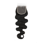 Malaysian Body Wave 4x4 Transparent Lace Human Hair Closure - Private Label