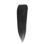 Malaysian Straight 4x4 Transparent Lace Human Hair Closure - Private Label