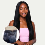Malaysian Straight 4x4 Transparent Lace Human Hair Closure - Private Label