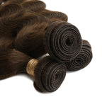 Medium Brown Body Wave 100% Human Hair Bundle Deal - Private Label