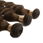 Medium Brown Body Wave 100% Human Hair Bundle Deal - Private Label