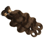 Medium Brown Body Wave 100% Human Hair Bundle Deal - Private Label