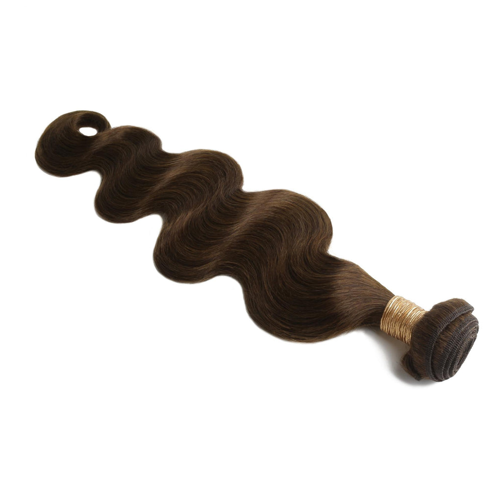 Medium Brown Body Wave 100% Human Hair Bundles - Private Label
