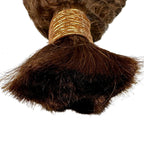 Medium Brown Deep Wave Color 4 Bulk 100% Human Braiding Hair - Private Label