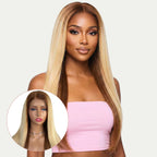 Monique Glueless 5x5 HD Lace Professionally Colored 100% Human Hair Closure Wig - Private Label