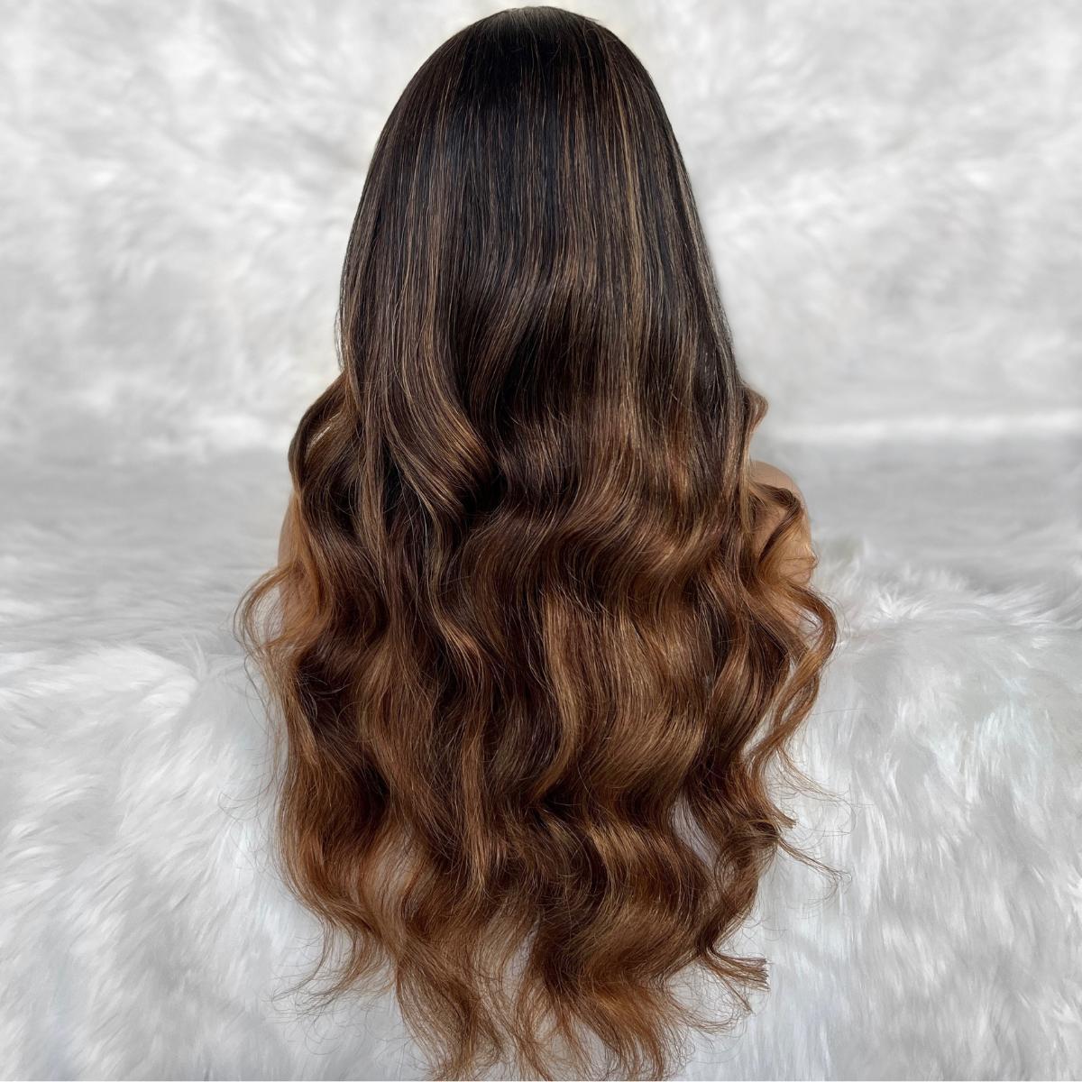 Mystique Glueless 5x5 HD Lace Professionally Colored 100% Human Hair Closure Wig - Private Label