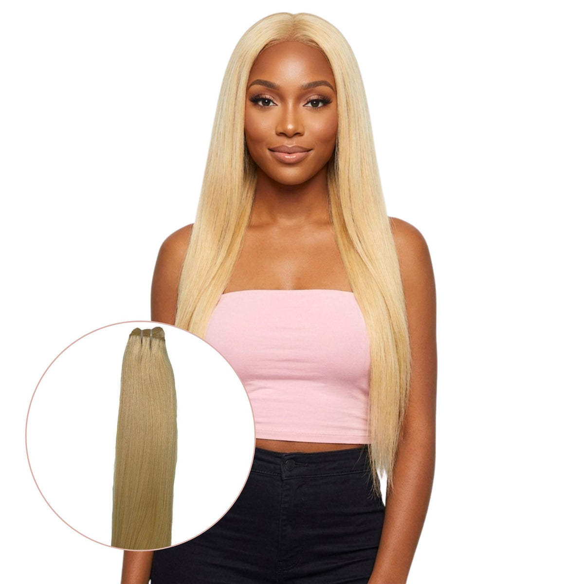 Staight Bundles Brazilian Kinky Straight Bundle | Mayvenn main image 2