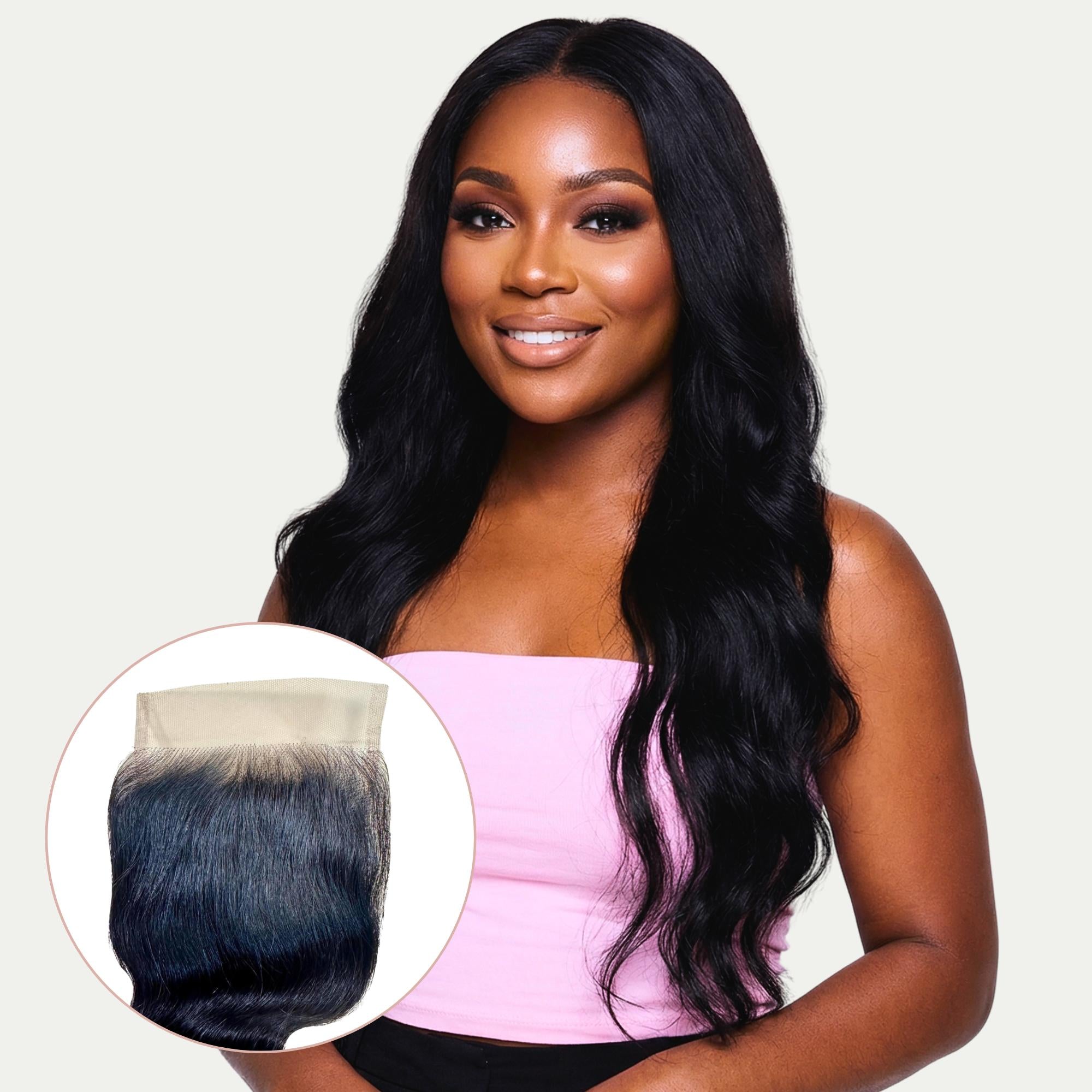 Raw Body Wave 4x4 HD Lace Human Hair Closure - Private Label