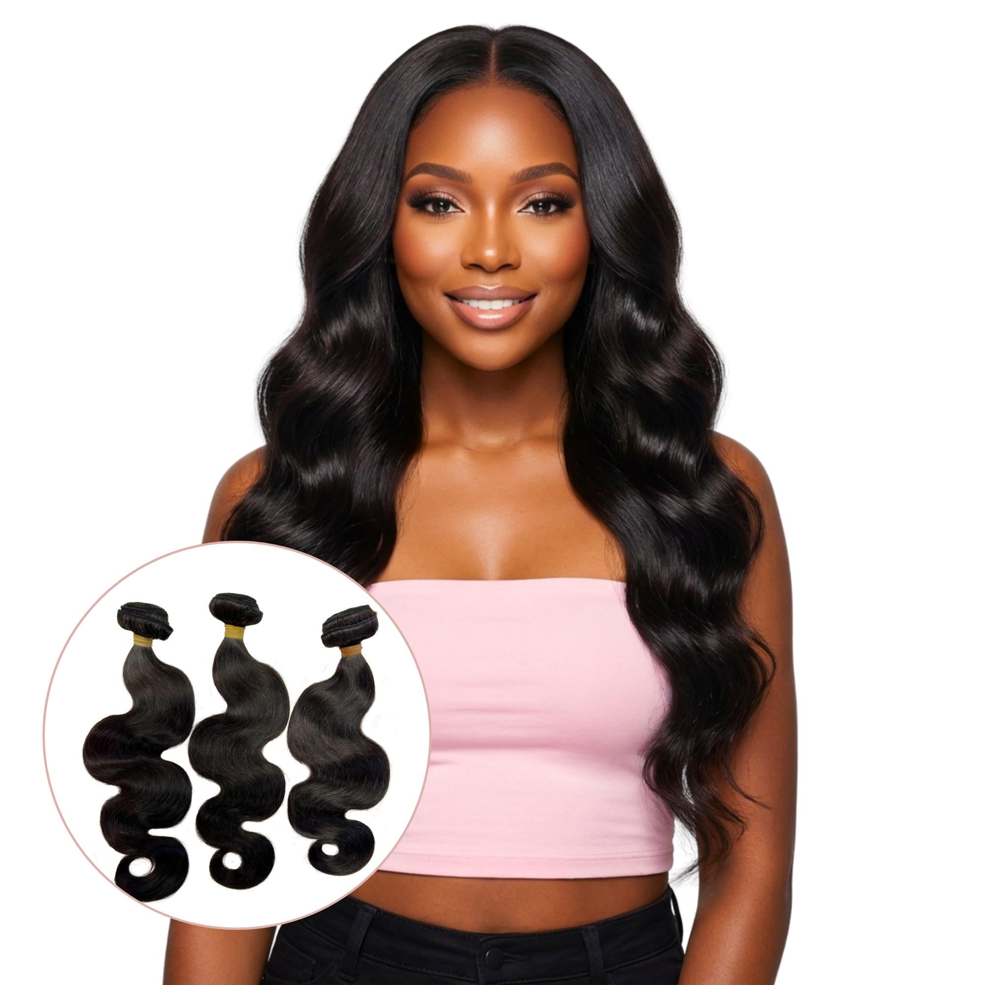 Raw Brazilian Body Wave 100% Human Hair Bundle Deal - Private Label