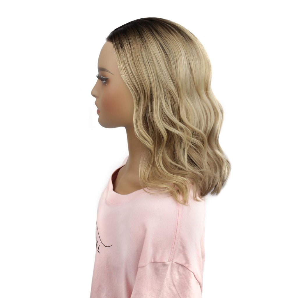 Raw Golden Wave Glueless 5x5 HD Lace Professionally Colored 100% Human Hair Closure Bob Wig - Private Label