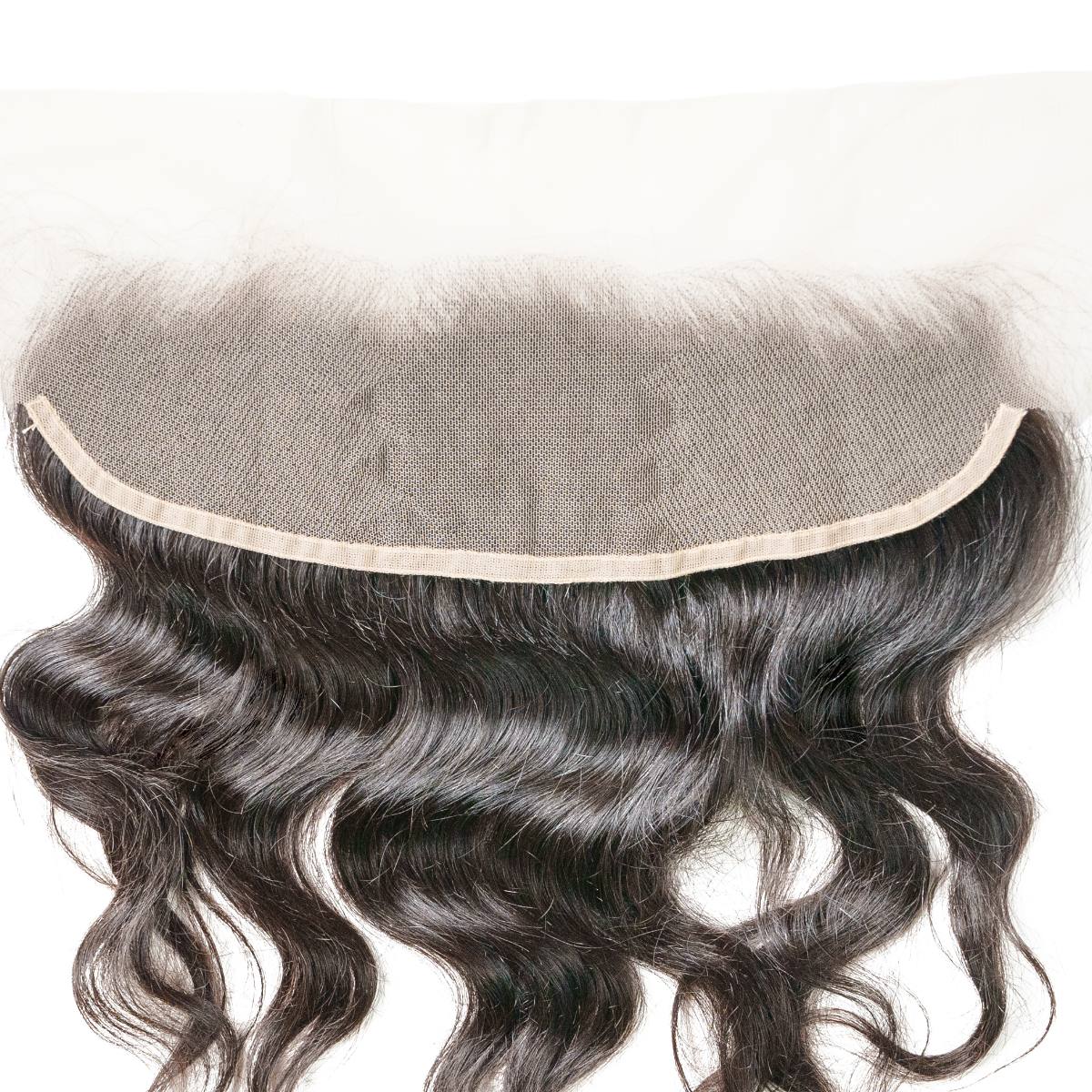 Raw Indian Curly 13x4 Transparent Lace 100% Human Hair Frontal - Private Label