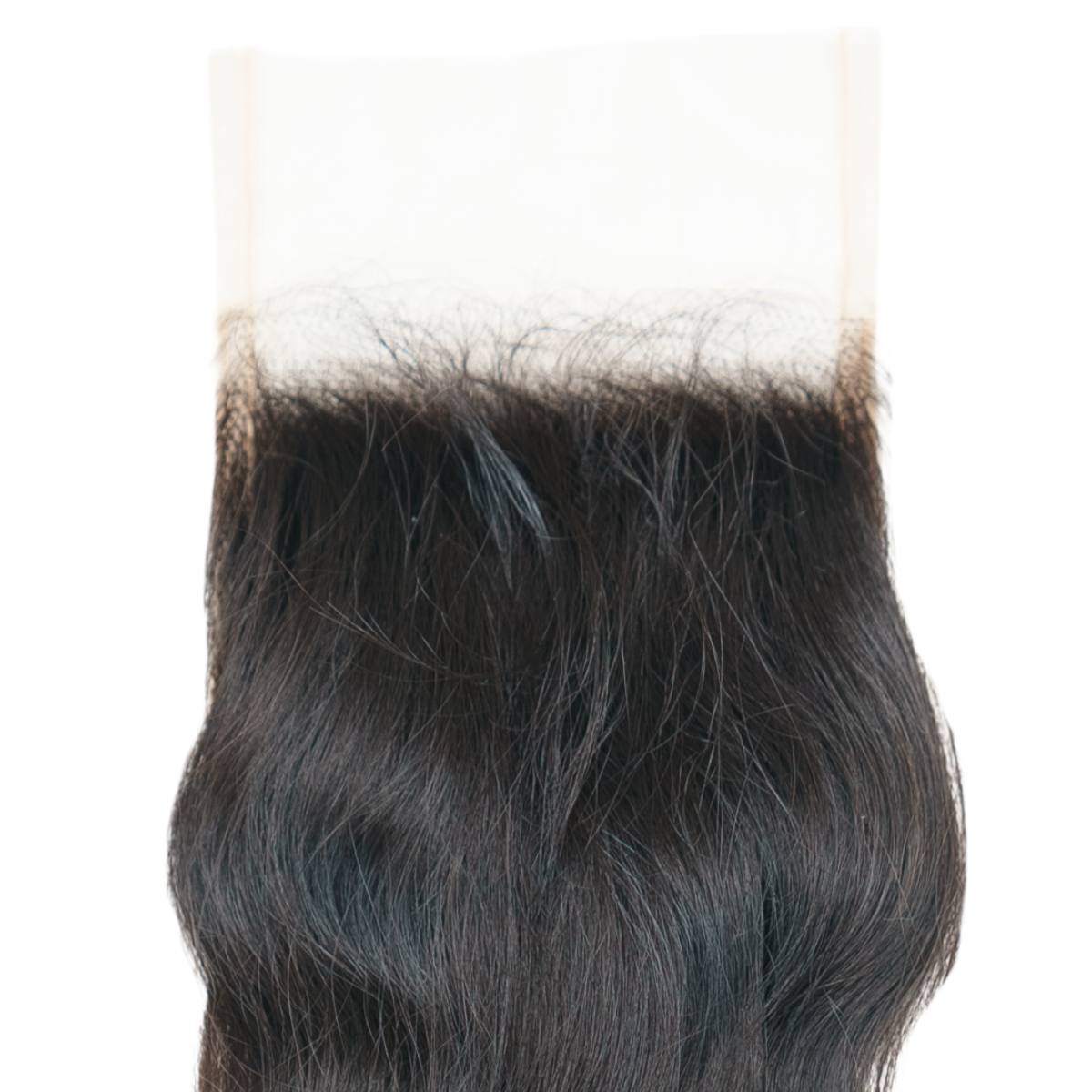 Raw Indian Curly 4x4 Transparent Human Hair Closure