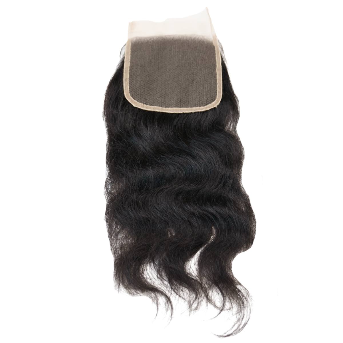 Raw Indian Curly 5x5 Closure Back