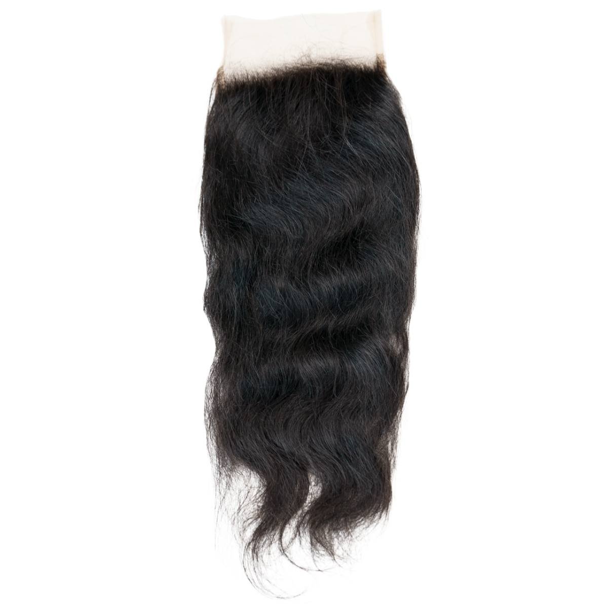 Raw Indian Curly 5x5 Transparent Lace 100% Human Hair Closure SALE - Private Label