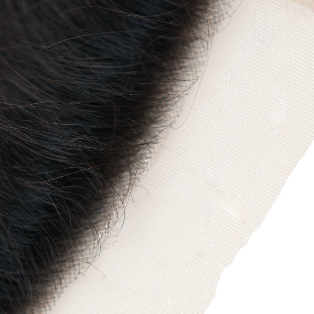 Raw Indian Curly 5x5 Transparent Lace 100% Human Hair Closure - Private Label