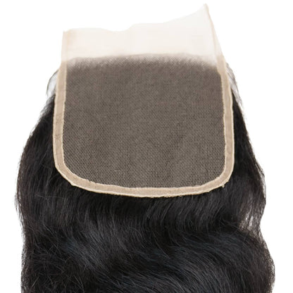 Raw Indian Curly 5x5 Transparent Closure