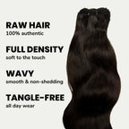 Raw Indian Wavy 100% Human Hair Bundle Deals - Private Label