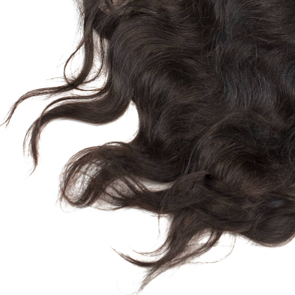 Raw Indian Wavy 13x4 Transparent Lace 100% Human Hair Frontal - Private Label