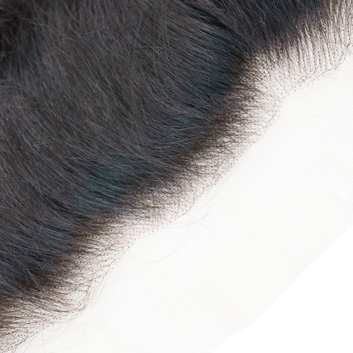 Raw Indian Wavy 13x4 Transparent Lace 100% Human Hair Frontal - Private Label