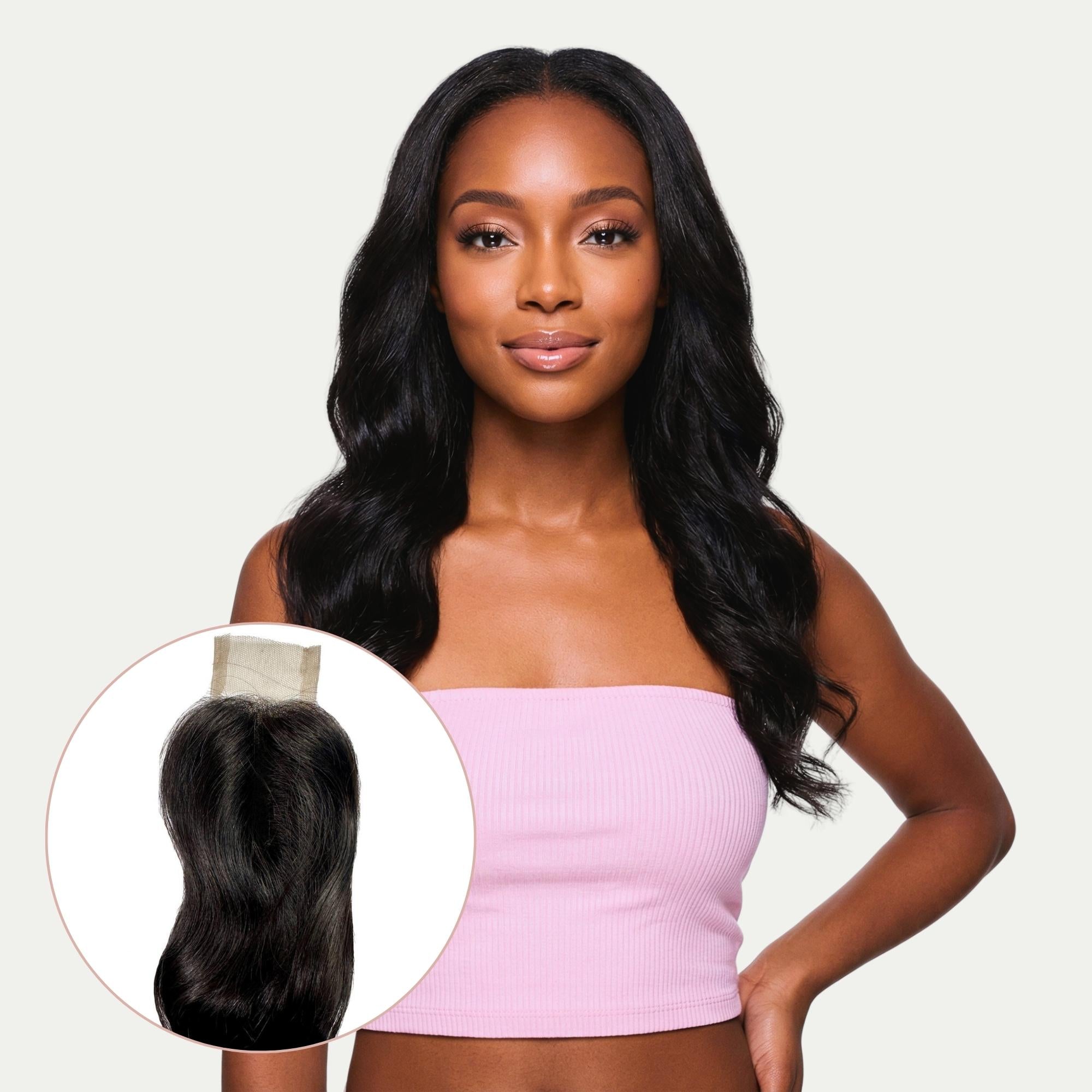 Raw Indian Wavy 2x6 Closure | Transparent Lace – Private Label
