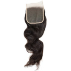 Raw Indian Wavy 5x5 Transparent Lace 100% Human Hair Closure - Private Label