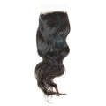 Raw Indian Wavy 5x5 Transparent Lace 100% Human Hair Closure SALE - Private Label