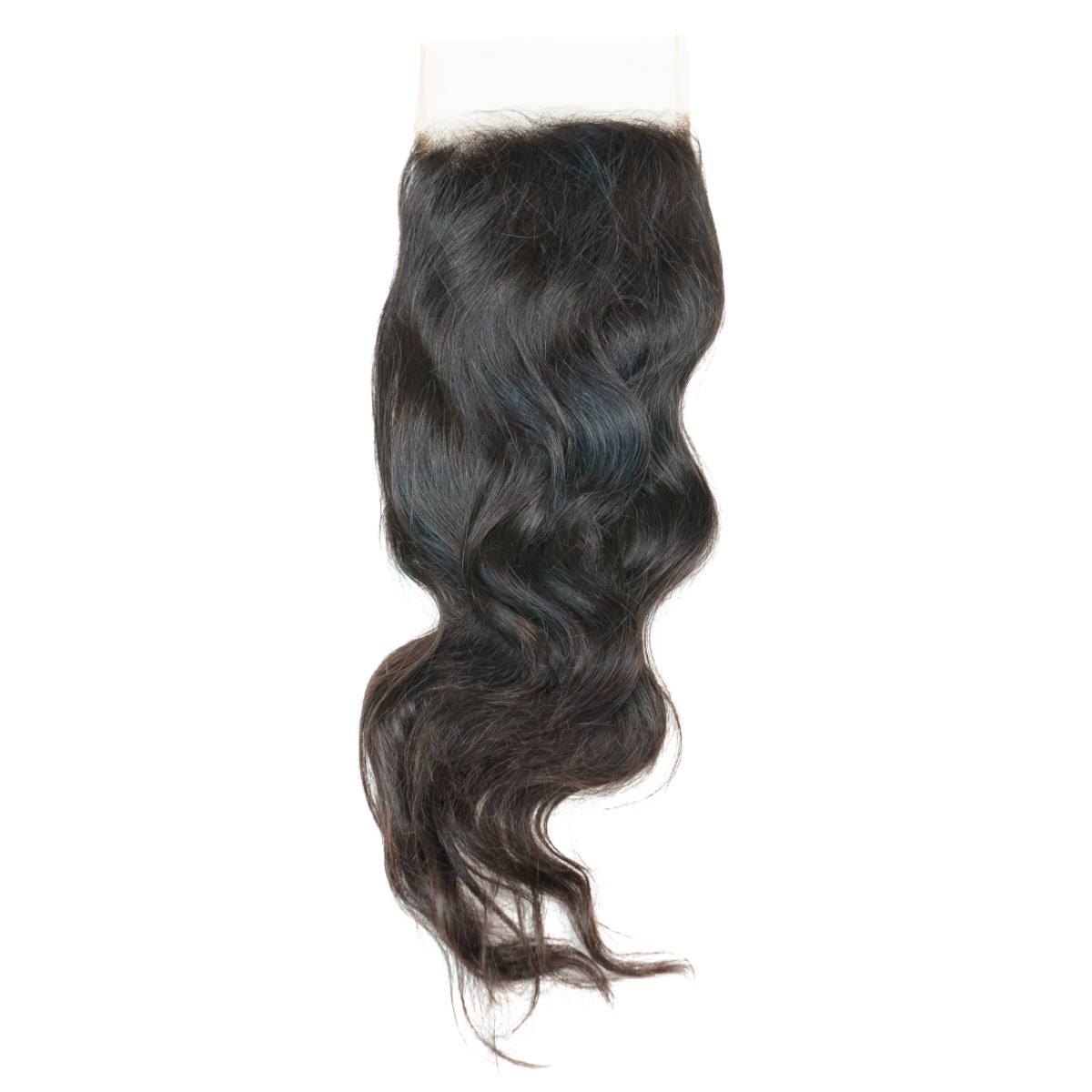 Raw Indian Wavy 5x5 Transparent Closure