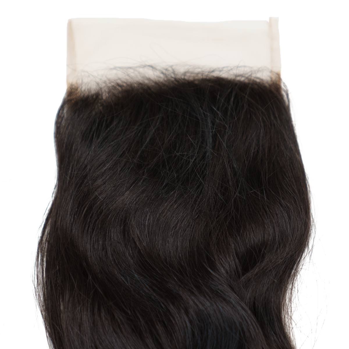Raw Indian Wavy 5x5 Transparent Lace 100% Human Hair Closure - Private Label