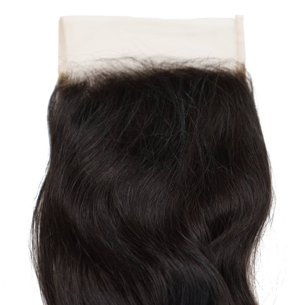Raw Indian Wavy 5x5 Transparent Lace 100% Human Hair Closure - Private Label