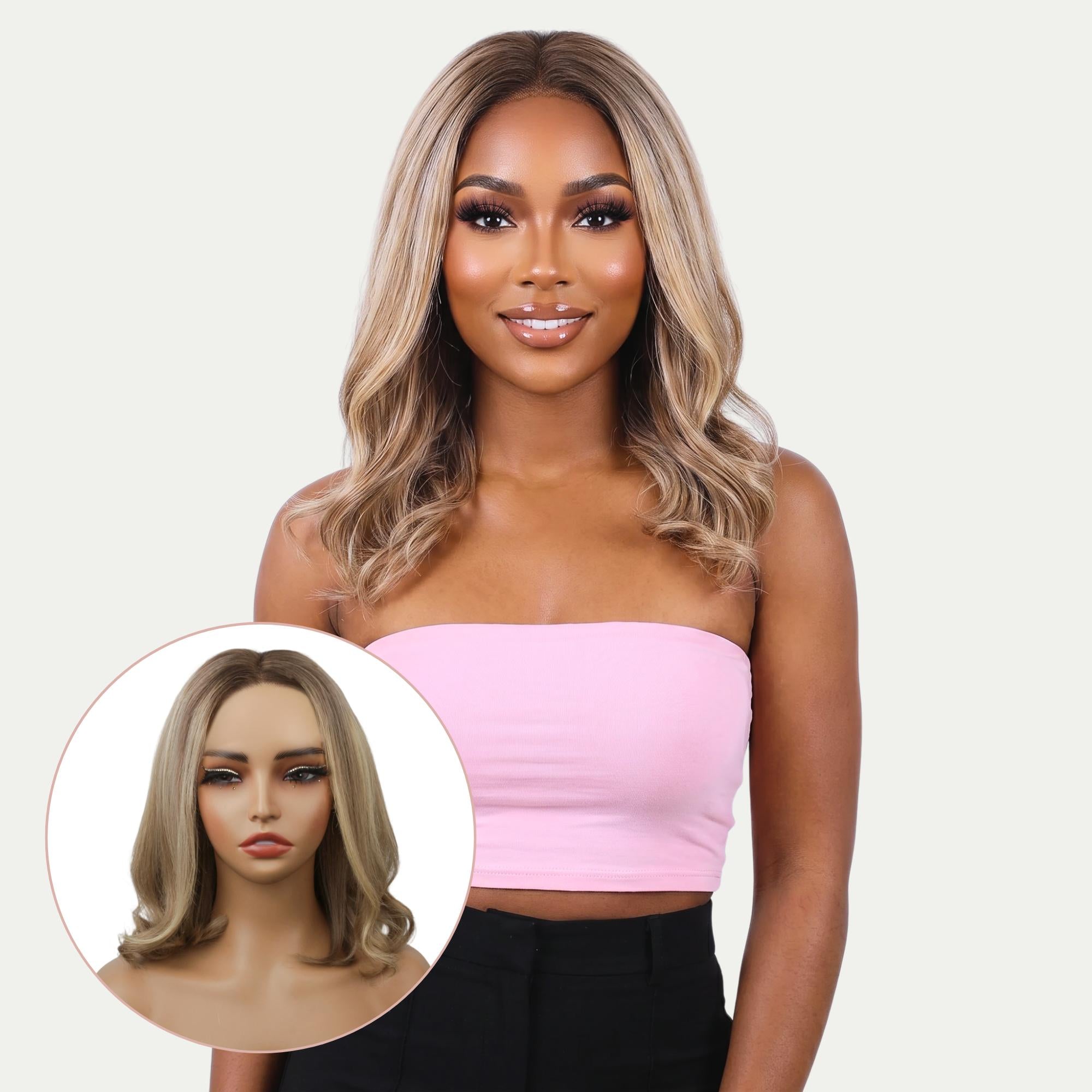 Raw Platinum Flip Glueless 5x5 HD Lace Professionally Colored 100% Human Hair Closure Bob Wig - Private Label