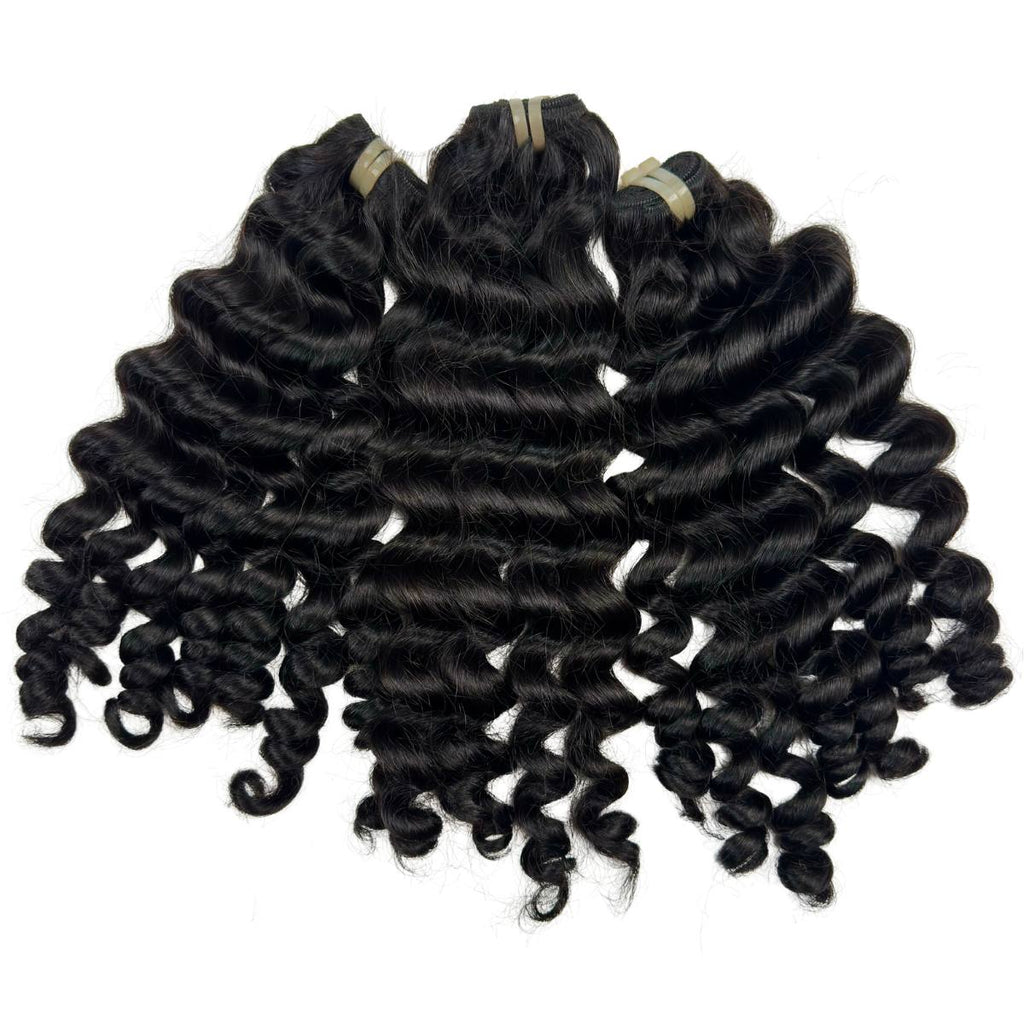Raw Vietnamese Ripple Curly 100% Human Hair Bundle Deals - Private Label