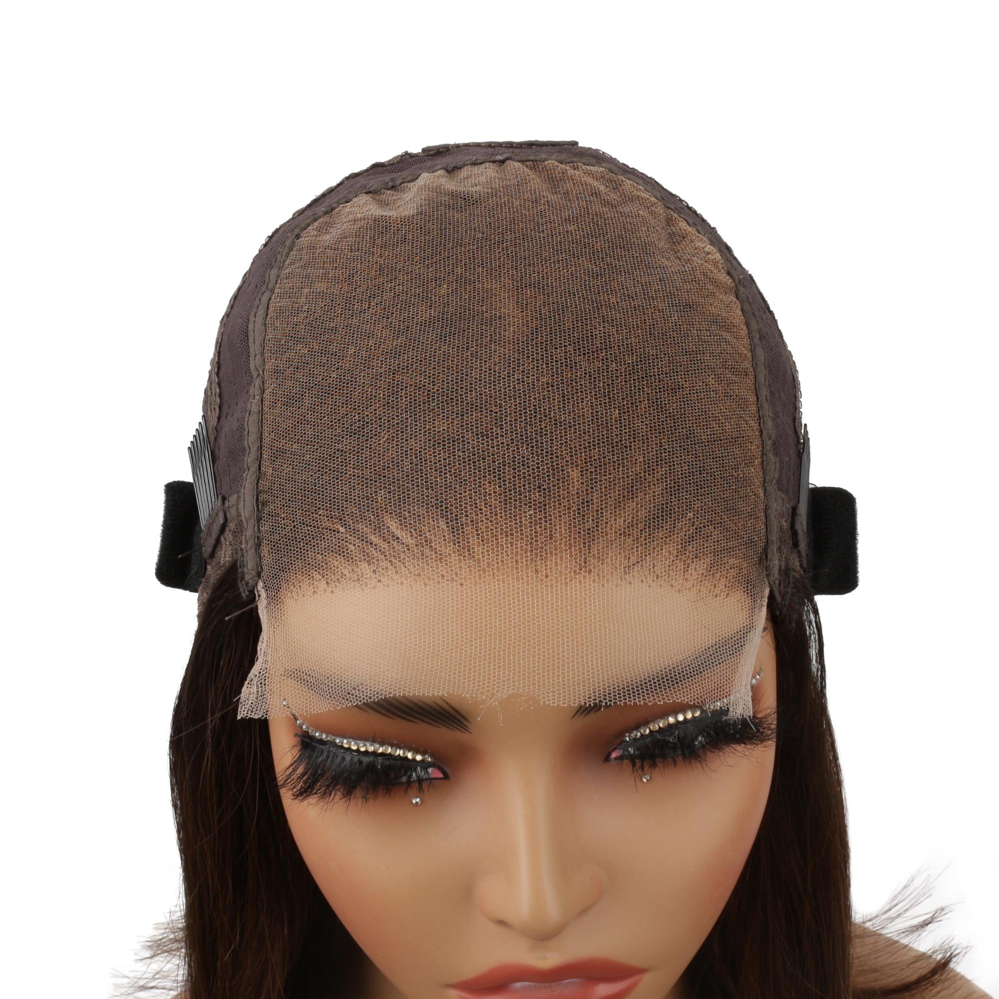 Raw Toffee Flip Glueless 5x5 HD Lace Professionally Colored 100% Human Hair Closure Bob Wig - Private Label