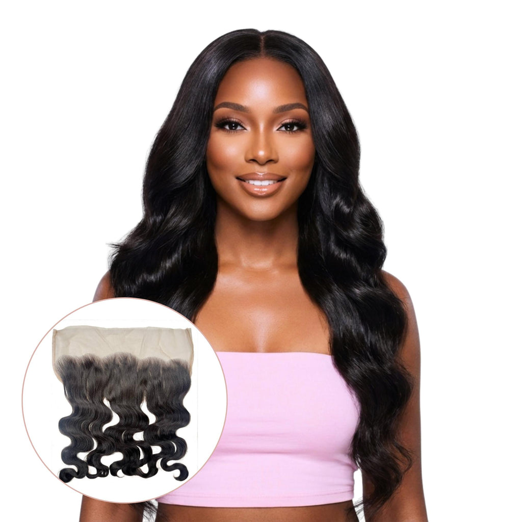 Raw Vietnamese Body Wave 13x4 Swiss Lace Human Hair Frontal - Private Label