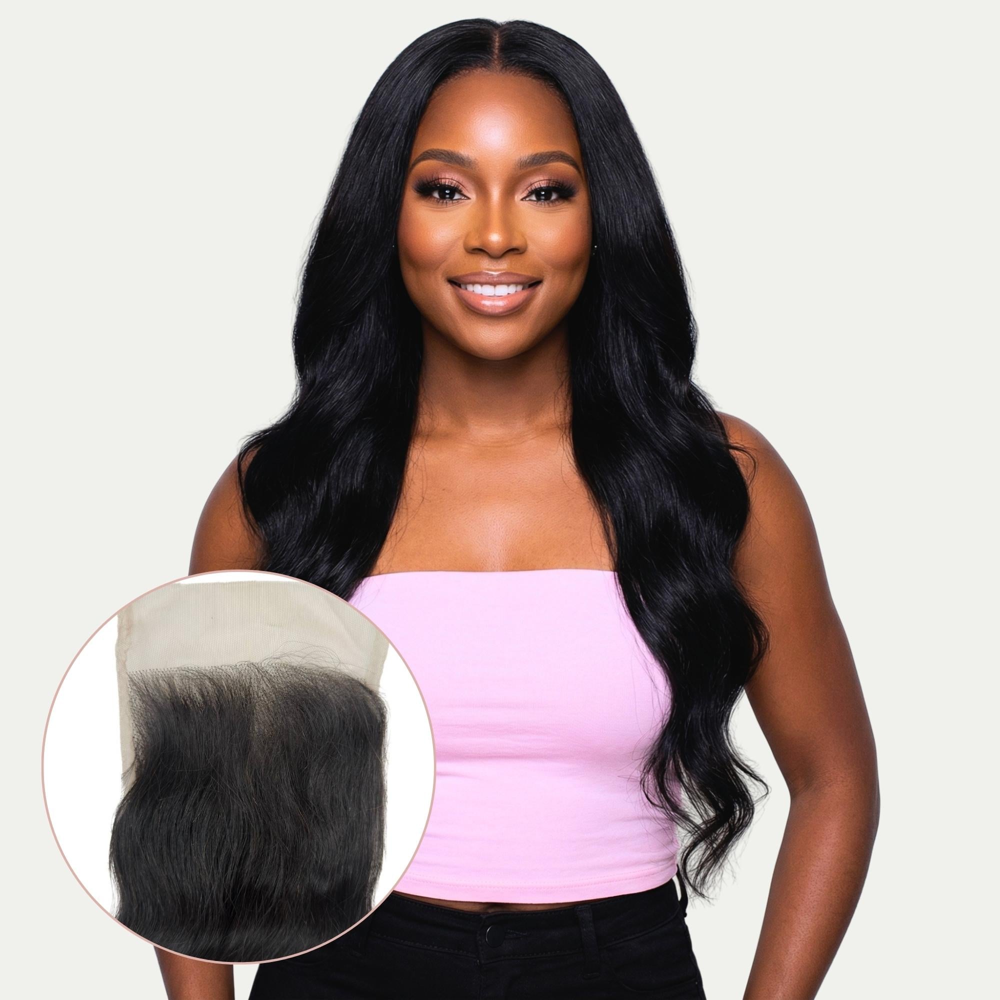Raw Vietnamese Body Wave 5x5 Swiss Lace Human Hair Closure - Private Label