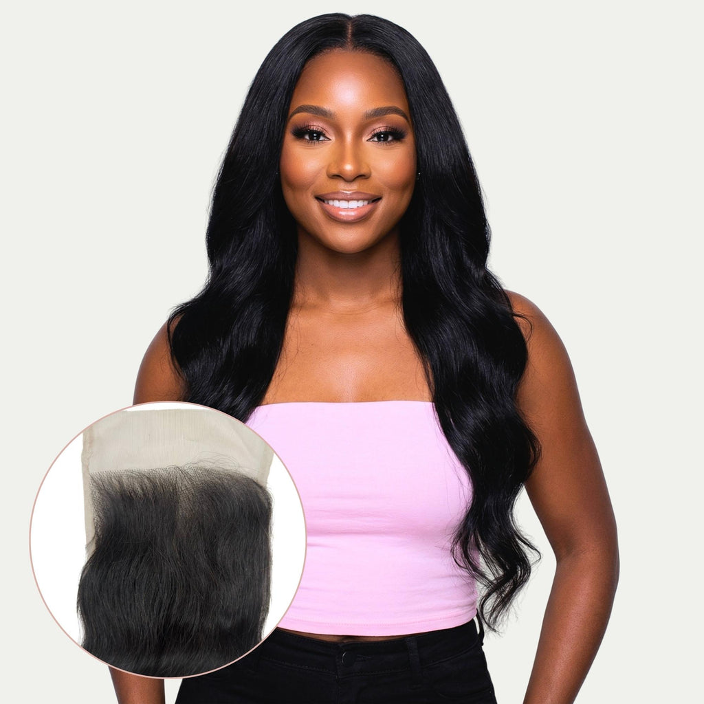 Raw Vietnamese Body Wave 5x5 Swiss Lace Human Hair Closure - Private Label