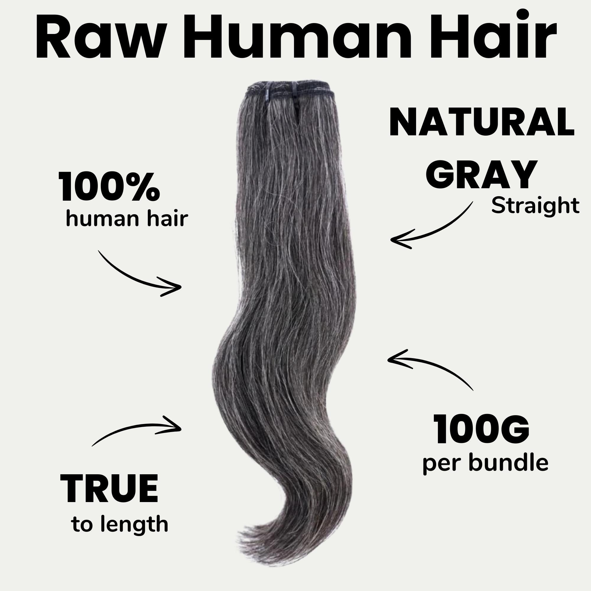 Raw Vietnamese Gray 100% Human Hair Bundle Deals - Private Label