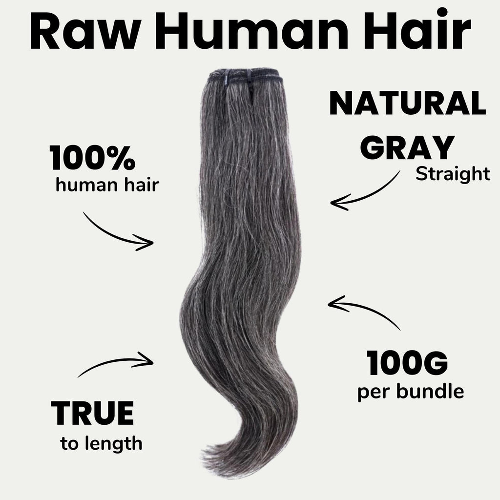 Raw Vietnamese Gray 100% Human Hair Bundle Deals - Private Label