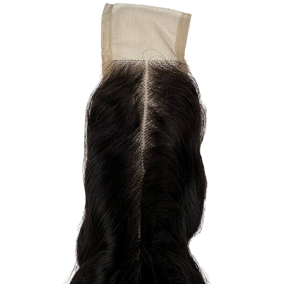 Raw Vietnamese Ripple Curly 2x6 Swiss Lace Human Hair Closure - Private Label