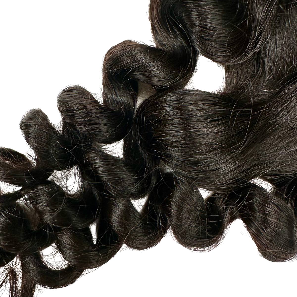 Raw Vietnamese Ripple Curly 5x5 Swiss Closure