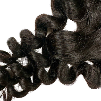 Raw Vietnamese Ripple Curly 5x5 Swiss Closure