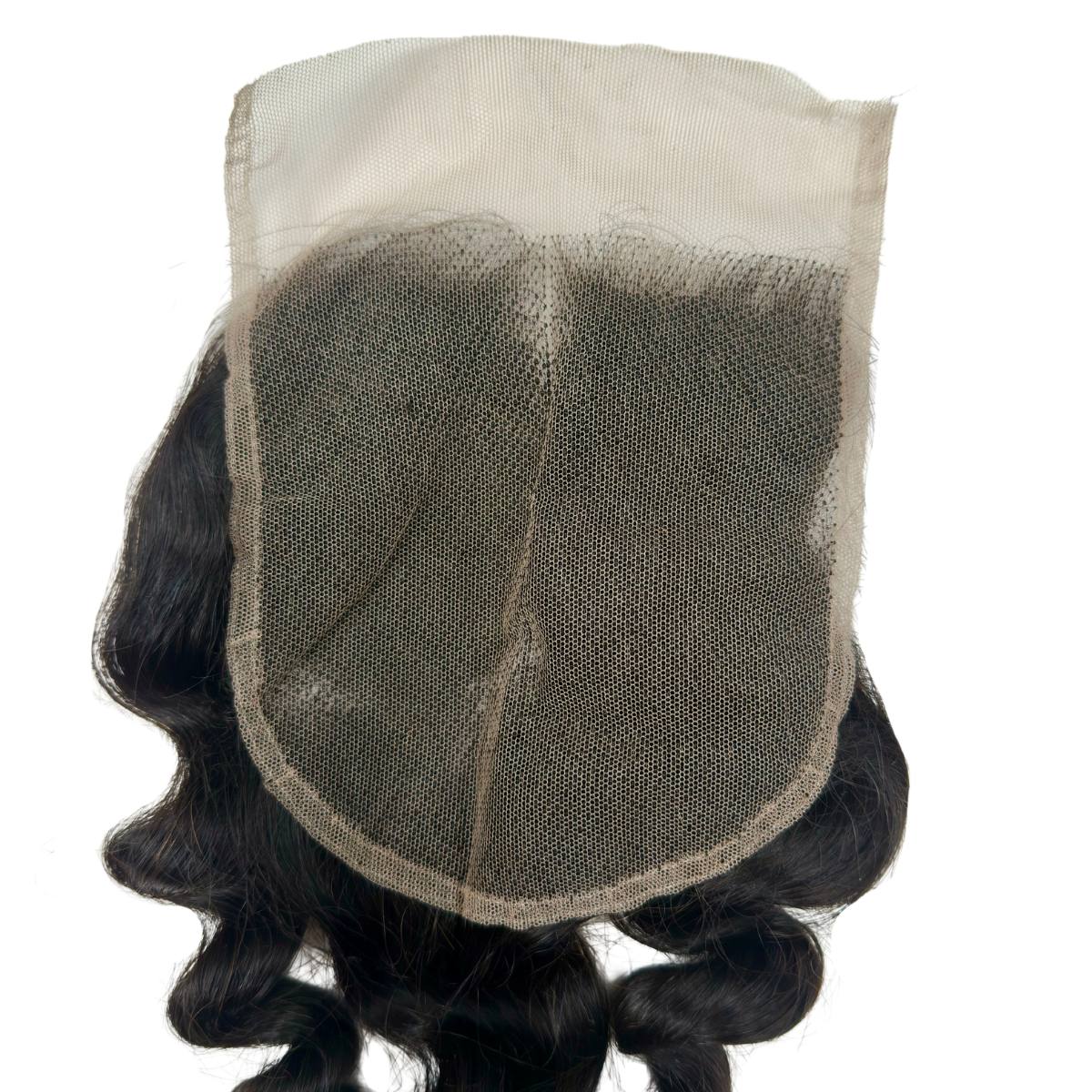 Raw Vietnamese Ripple Curly 5x5 Swiss Lace Closure